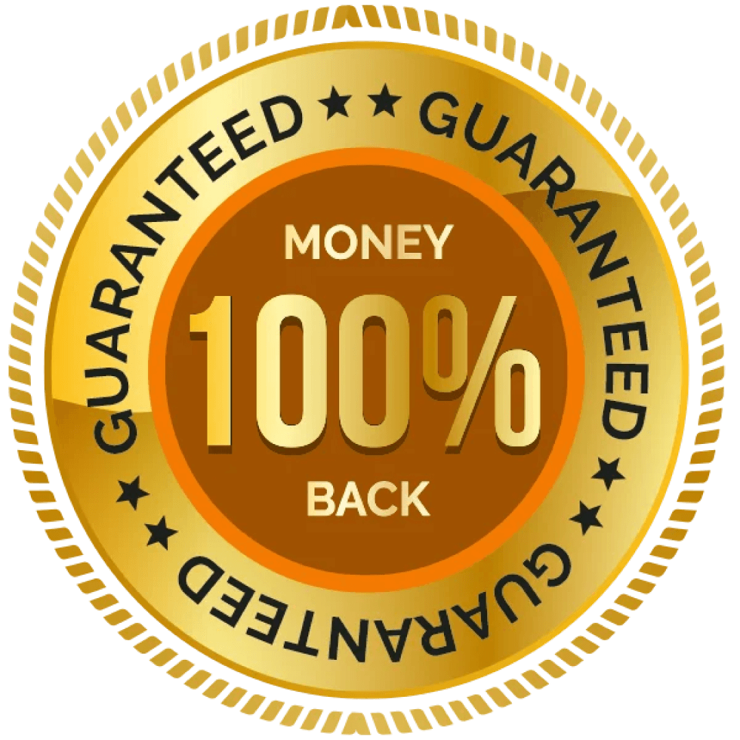 100% money-back guarantee